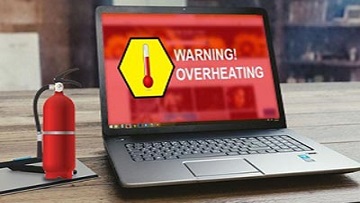 hp laptop overheating service